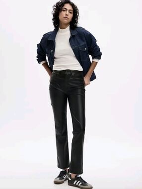 NWT- GAP Vintage High Rise Vintage Slim Faux Leather Pants
